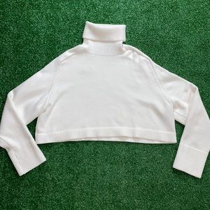 ZARA Cropped Turtleneck Sweater
